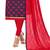 Navy blue embroidered chanderi salwar with dupatta