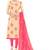Beige embroidered chanderi salwar with dupatta