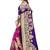 Multicolor woven silk saree with blouse