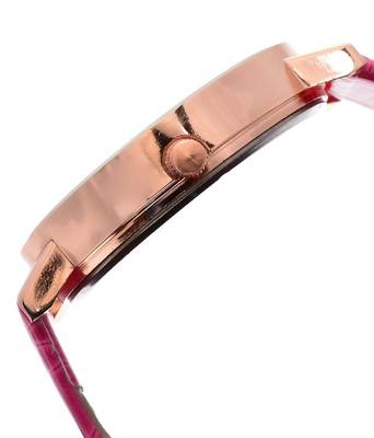 Pink quartz women watch 2