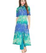 Indibelle Multicolor printed cotton kurtas-and-kurtis