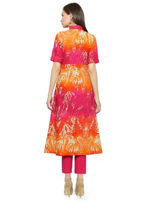 Indibelle Multicolor printed cotton kurtas-and-kurtis 4