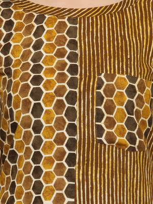 Indibelle Brown printed rayon kurtas-and-kurtis 2
