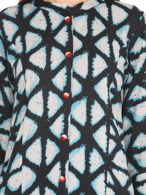 Indibelle Off white printed rayon kurtas-and-kurtis 2