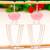 Pink chalcedony gemstone 925 silver jewelry earring 3.32"