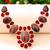 Purpite jasper gemstone 925 silver necklace 16-18"