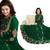 Green diamond work faux georgette salwar