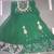Green diamond work faux georgette salwar
