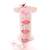 Pink chalcedony gemstone 925 silver jewelry bracelet 7-8"