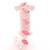 Pink chalcedony gemstone 925 silver jewelry bracelet 7-8"