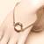 Faceted white topaz gemstone 925 silver bracelet 7-8