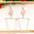 Pink chalcedony gemstone 925 sterling silver jewelry earring 3.04"