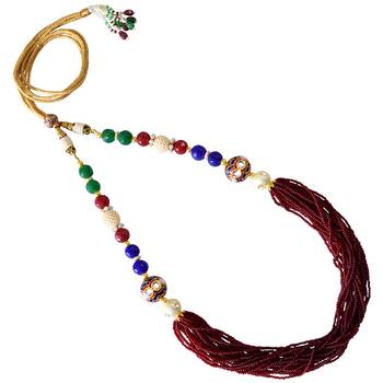 Red Pearl Necklace-Sets 2