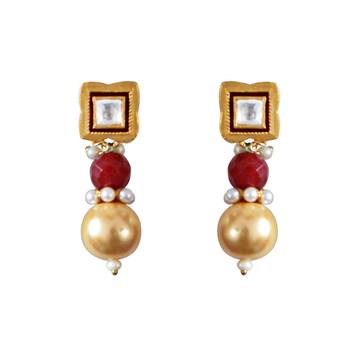 Red Pearl Necklace-Sets 3