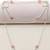 Pink chalcedony gemstone handmade jewelry necklace 32"
