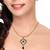 Class Black Jaal Puwai Sarafa Pendant Set