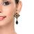 Terrific Black Jaal Puwai Sarafa Pendant Set