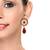 Fab Maroon Jaal Puwai Sarafa Pendant Set
