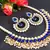 Blue Kundan Dulhan Pearl Polki Necklace Set