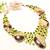 Natural Rhyolite Cabochon & Peridot Cut Necklace