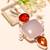 Pink chalcedony gemstone 925 silver pendant 2.3"