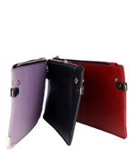 Just Women - Elegant Purple PU Leather Hand Purse