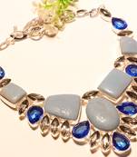 gemstone 925 silver necklace 16-18"