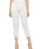 Indibelle Off White Straighrt Trouser