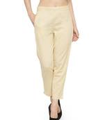 Indibelle Cream Straighrt Trouser
