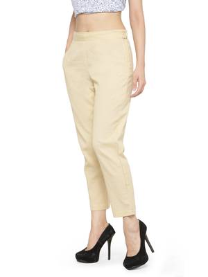 Cream Straighrt Trouser 3