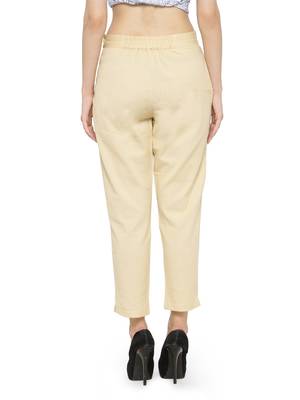 Cream Straighrt Trouser 4