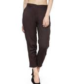 Brown Straighrt Trouser