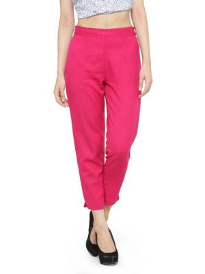 Pink Straighrt Trouser 1