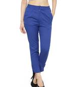 Indibelle Royal Blue Straighrt Trouser