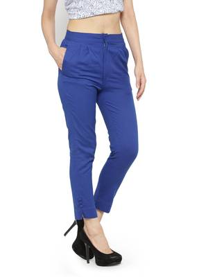 Indibelle Royal Blue Straighrt Trouser 2