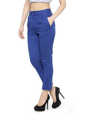 Indibelle Royal Blue Straighrt Trouser 3