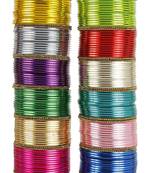 Beautiful charming 12 different color metal bangle box for women