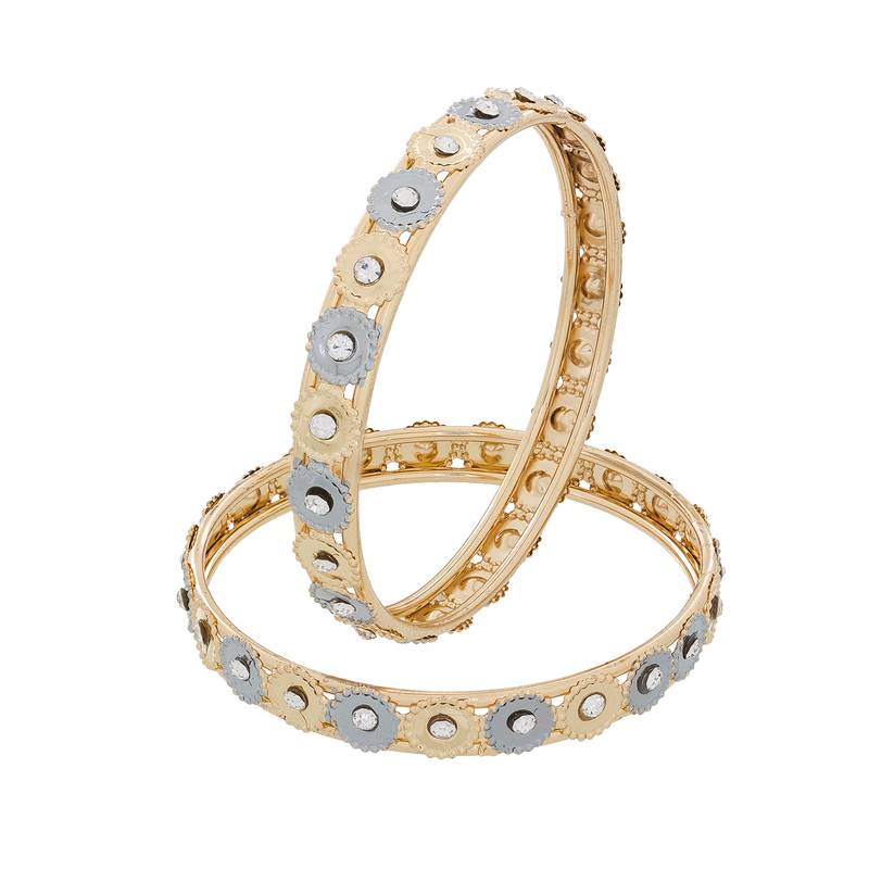 Gold diamond bangles-and-bracelets