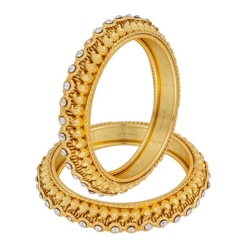 Gold diamond bangles-and-bracelets Nitay Fashion 2413738