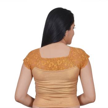 Multicolor Plain Lycra Cotton Stitched Blouse 5