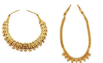 Kolhapuri Belpaan Tik And 9 Ball Thushi Necklace 1