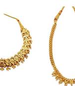 Kolhapuri Belpaan Tik And 9 Ball Thushi Necklace