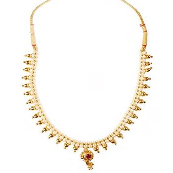 kolhapuri valsari thushi and golden moti thushi necklace 3