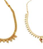 kolhapuri 9 ball thushi and golden moti thushi necklace