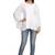 White Embroidered Stitched Cotton Short Kurti 