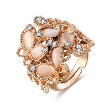 Pink cubic zirconia rings 1