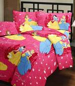 eCraftIndia Beautiful Princess Kids Single Bed Reversible AC Blanket