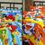 eCraftIndia Set of Angry Birds and Doraemon Design Single Bed Reversible AC Blanket