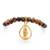 Sevasoul Sai Baba Pendant Bracelet - Tiger's Eye Beads 
