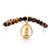 Sevasoul Sai Baba Pendant Bracelet - Tiger's Eye Beads 
